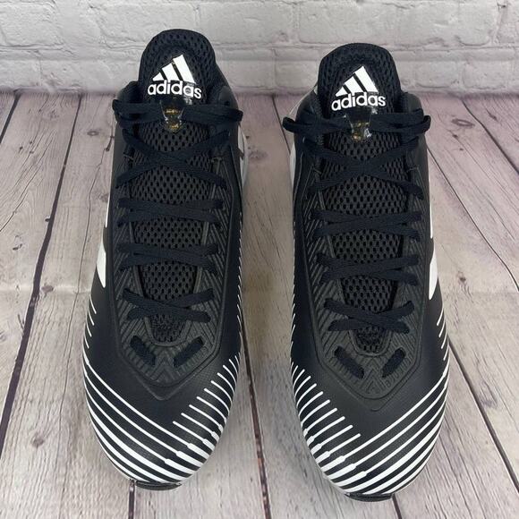 Adidas Freak MD 20 Black White Football Cleats Mens Size 12 (EF3484) - Picture 6 of 11